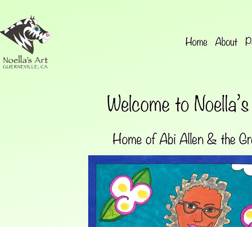 Noella's Art book home page